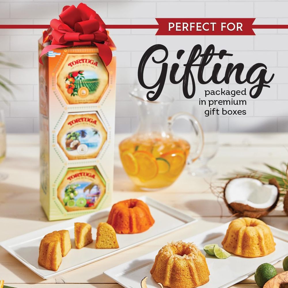 Provenance Rum Cake Variety Pack – 4 Oz. 6 Pack
