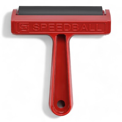 4-Inch Hard Rubber Brayer for Smooth Printing