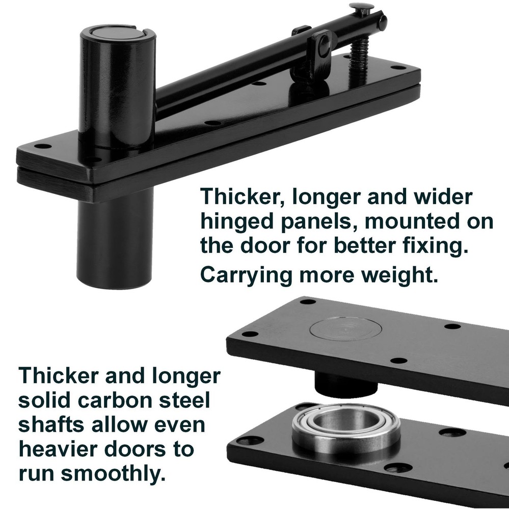 Hidden Door Hinge,870Lbs LoadBearing，Larger Thickened Solid Steel Structure ...