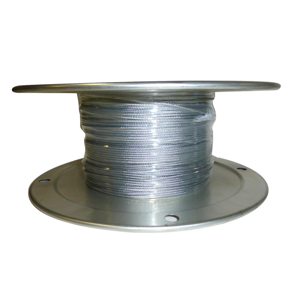 3/64 - 1/6" OAD Vinyl Coated Aircraft Cable 7x7 Guide Wire Cable Railing 250 FT