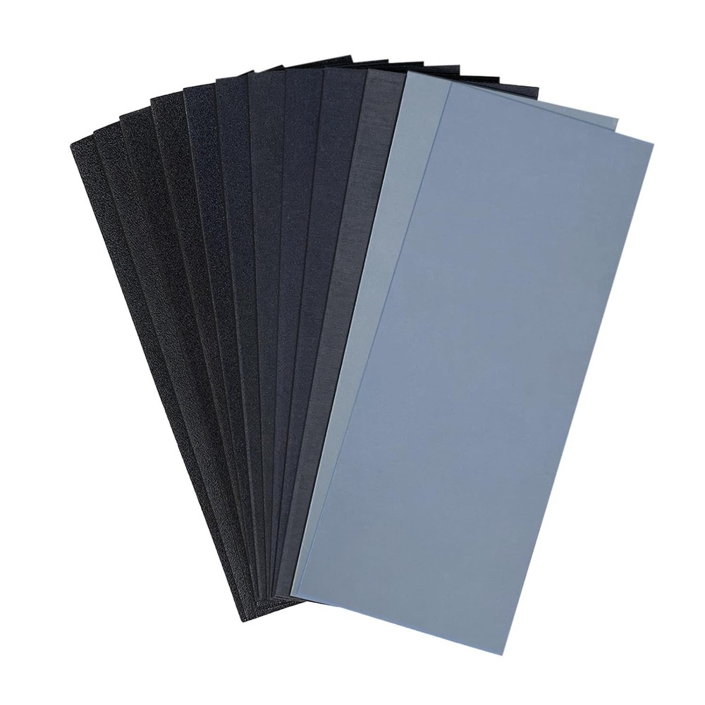 Complete 12PCS Sandpaper Assortment - Ultimate Grit Range for All Projects