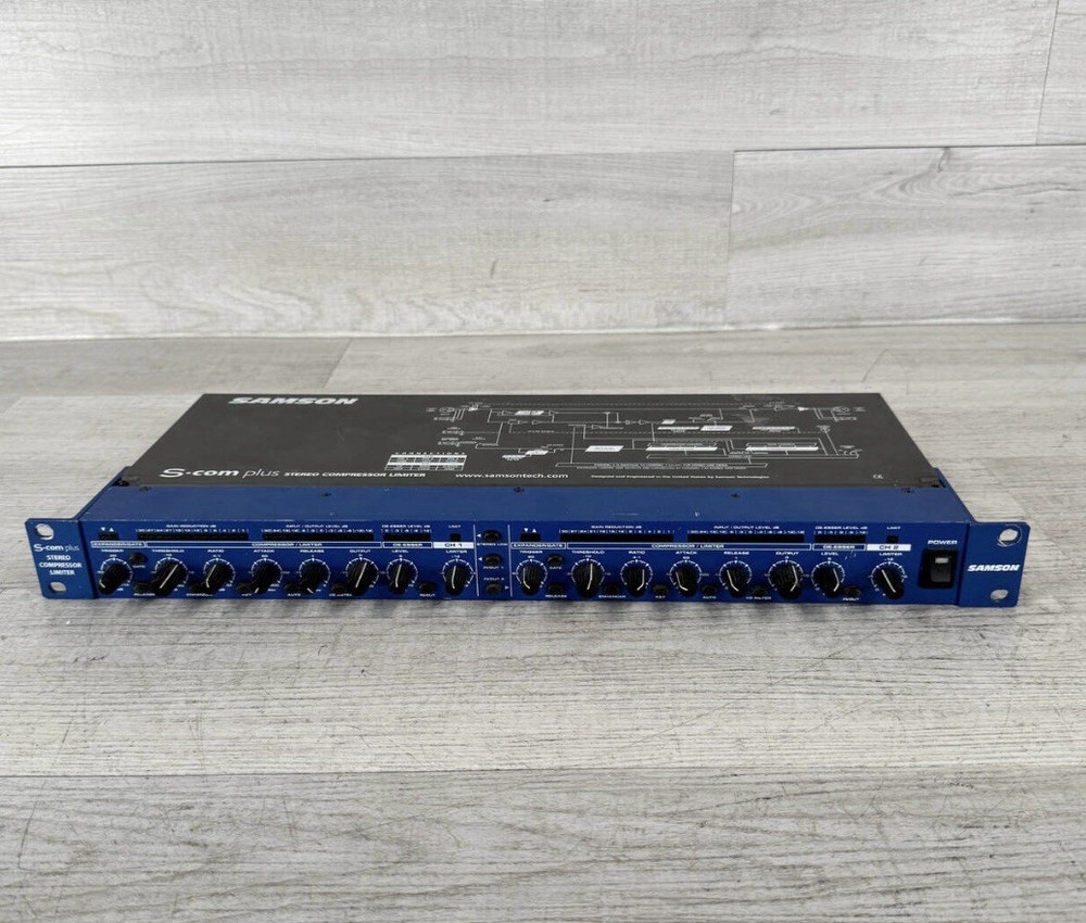 SAMSON curve 231 equalizer Dual 31 band, Compresor/Limiter, S-3WayCrossover.