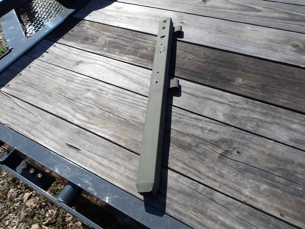 ONE..MILITARY SURPLUS M101 CARGO TRAILER SIDE RAIL HINGE (PASS REAR-DRIVR FRNT)