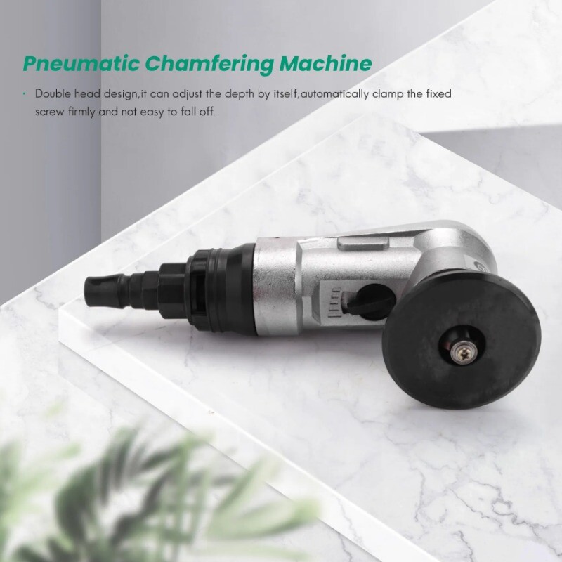 Mini Pneumatic Chamfering Machine 45 Degree Arc Hand-Held Beveling Trimming