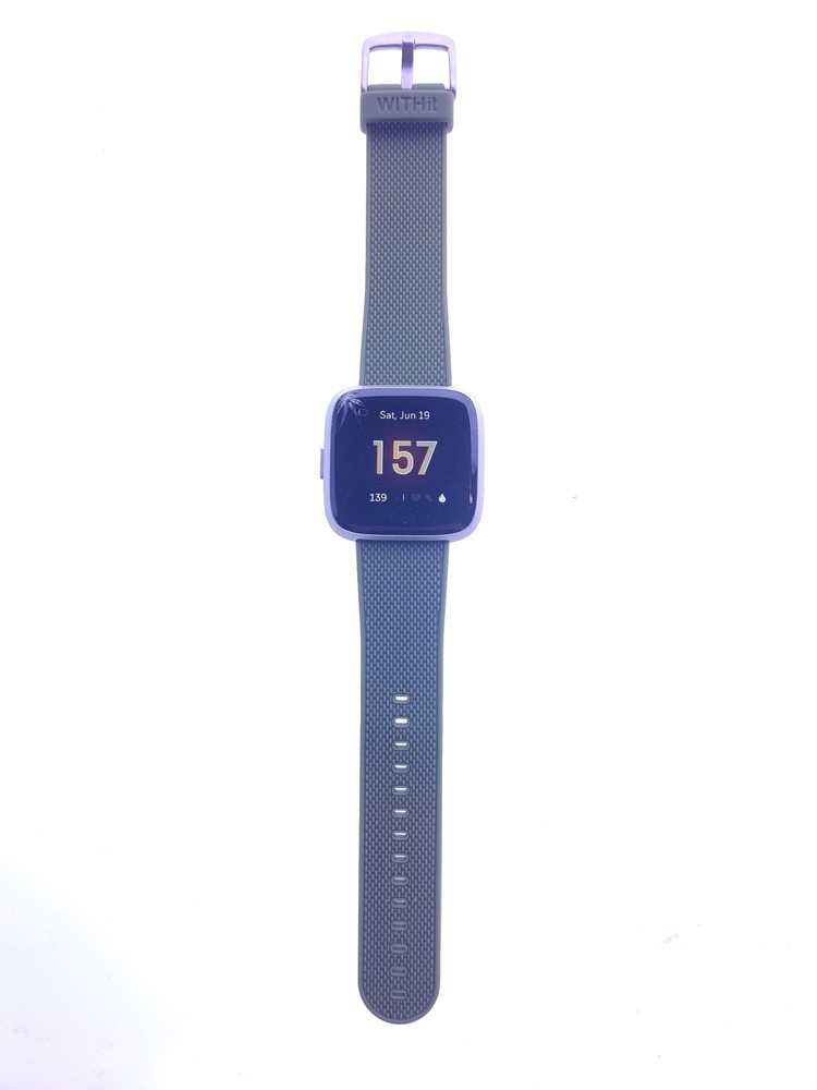 Fitbit FB415SRWT Versa Lite Olive Color Band SIZE SMALL - CRACKED GLASS