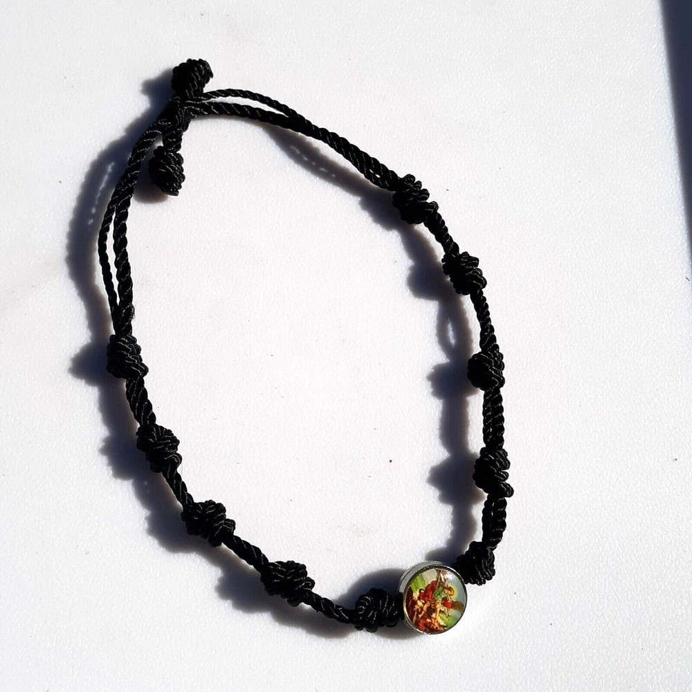 Double String 10 Knots with Amulet of Archangel Michael