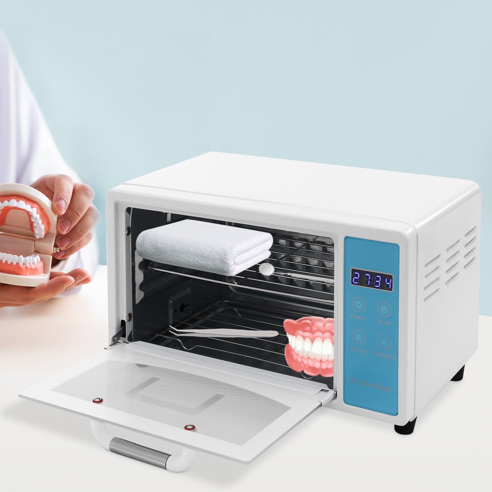 160W Multi-Functional Tabletop Drying Box Nail Cleaner Box Nail Tool Sterilizer