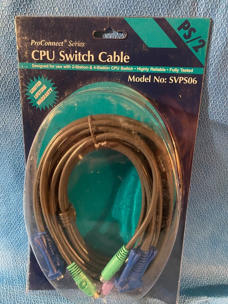 ProConnect Linksys CPU Switch Cable Model SVPS06 NIB