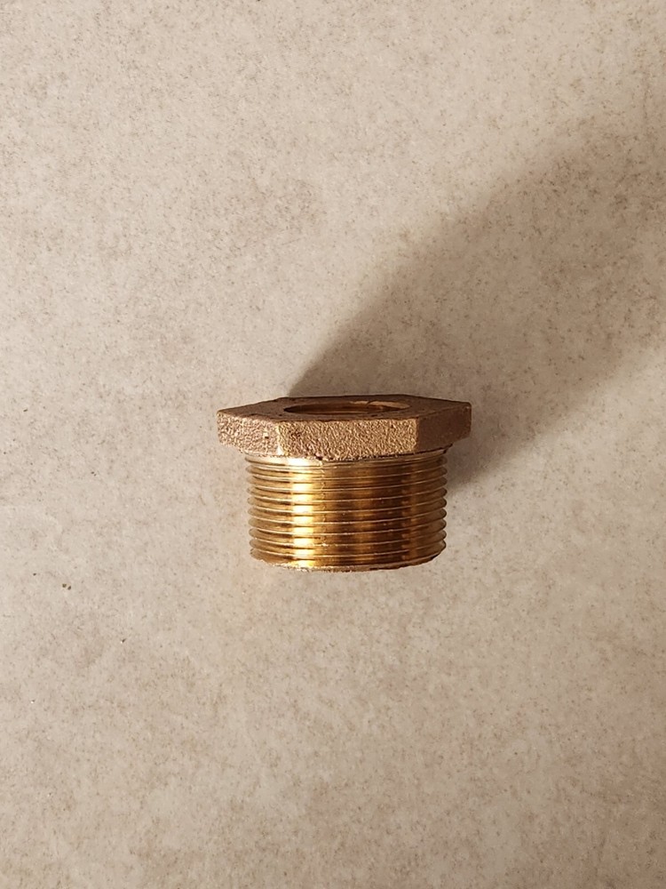 THREADED COPPER HEX BUSHING 1 1/4" x 3/4" FITTING PIPE SIZE BRAND NEW!
