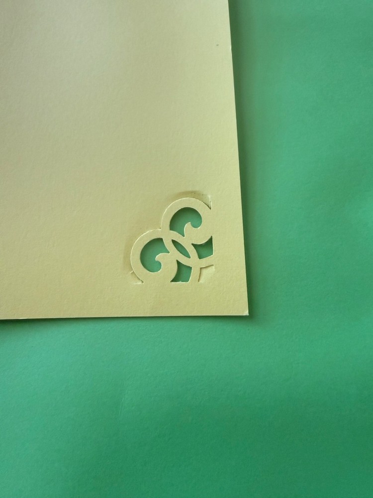 Stampin Up small whale tail corner punch