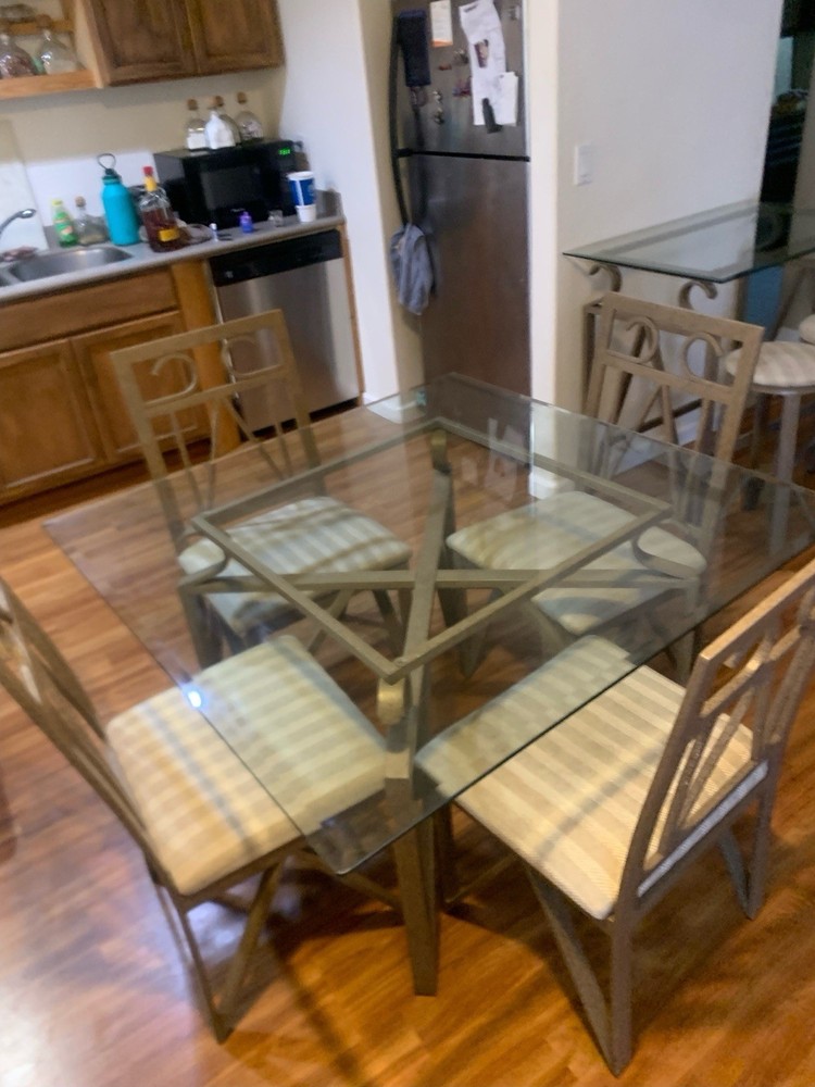Dinner Table With Bar Table