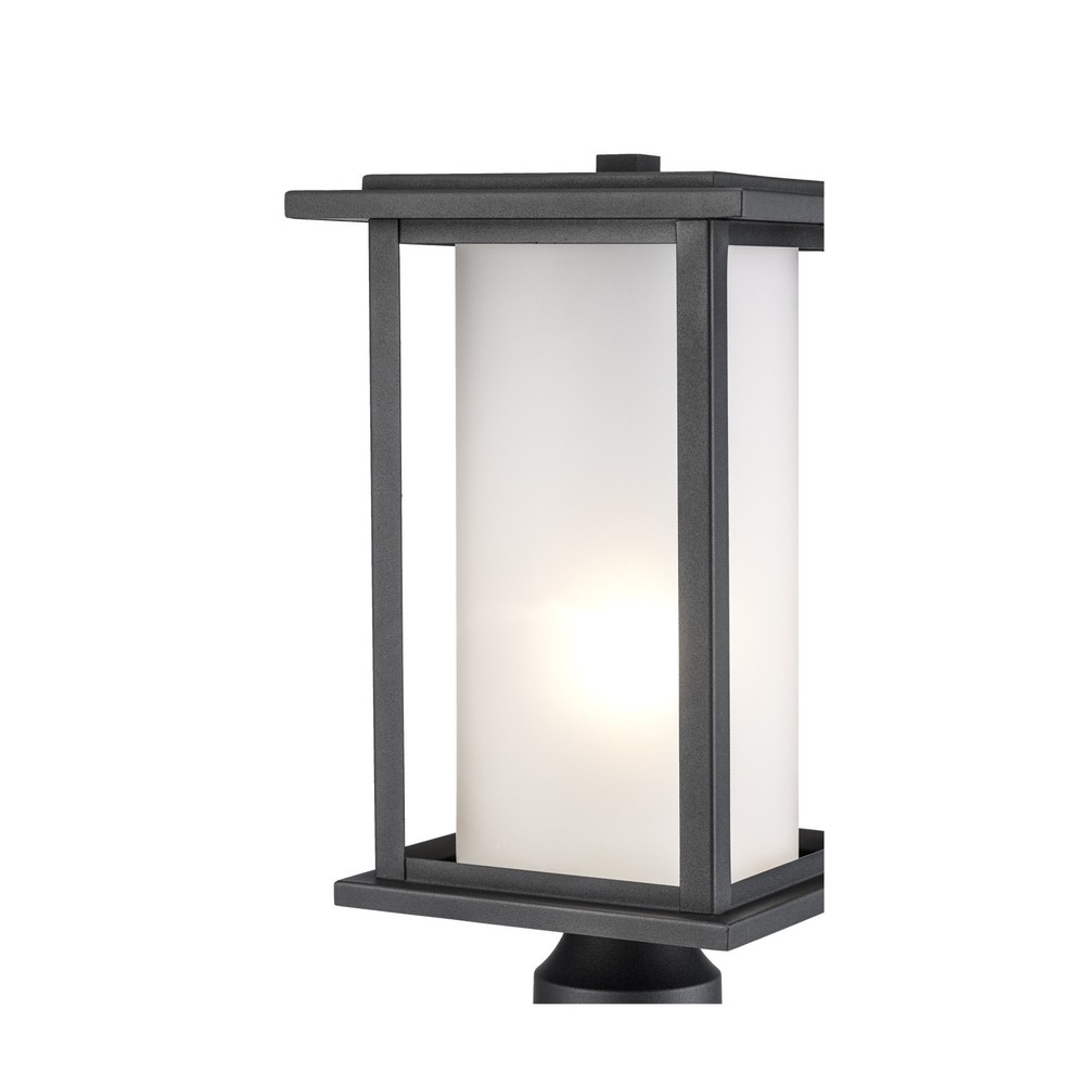 Trans Globe Lighting 51403 Shaakar 16" Tall Post Light - Black
