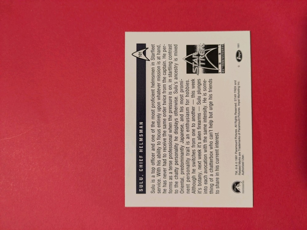 1991 Star Trek Cards
