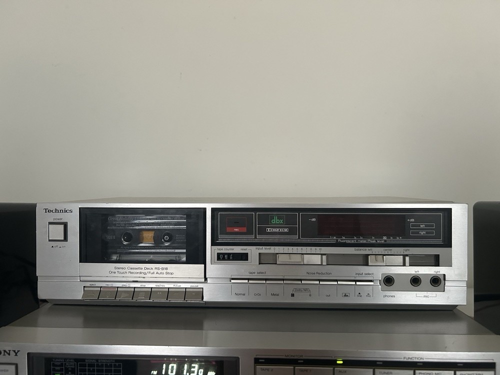 Technics RS-B18 Cassette deck Silver Edition TESTED WORKING Decent Condition