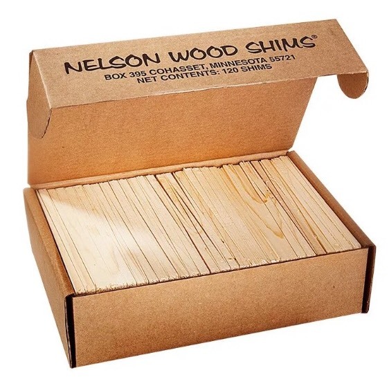 Nelson Wood Shims 8", 120 Shims