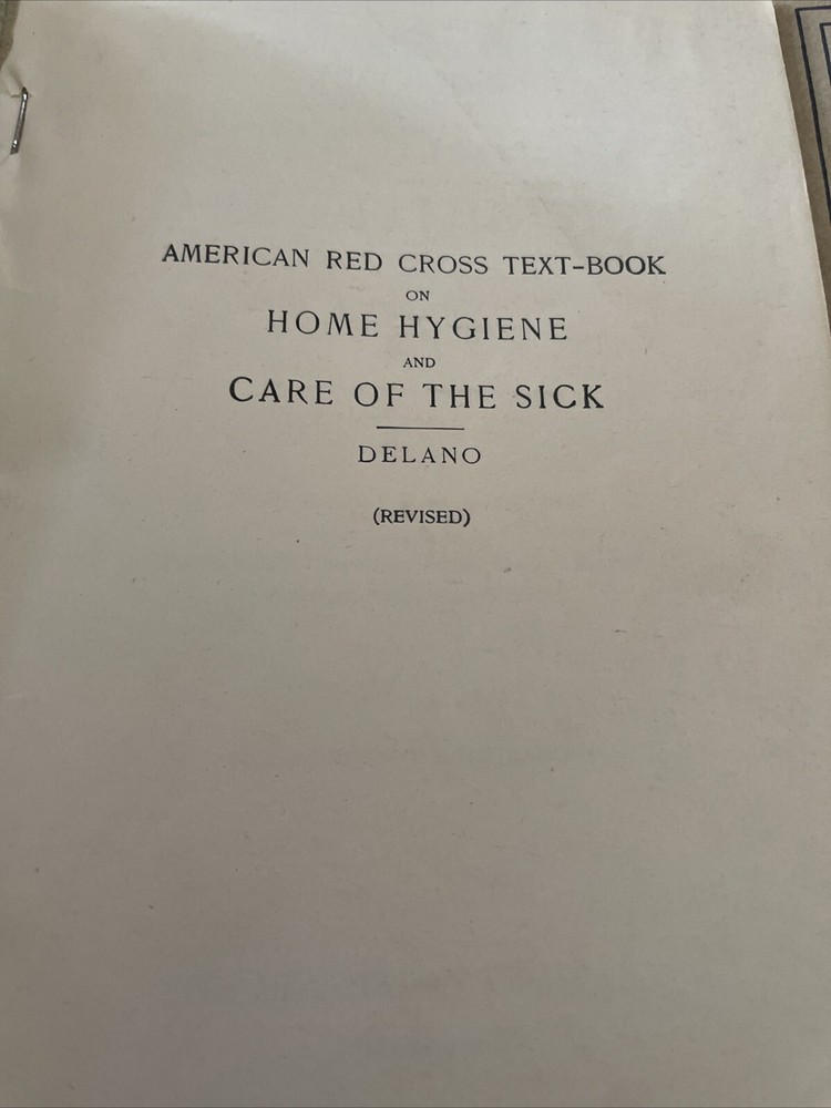 Vintage Red Cross First Aid Text-Books