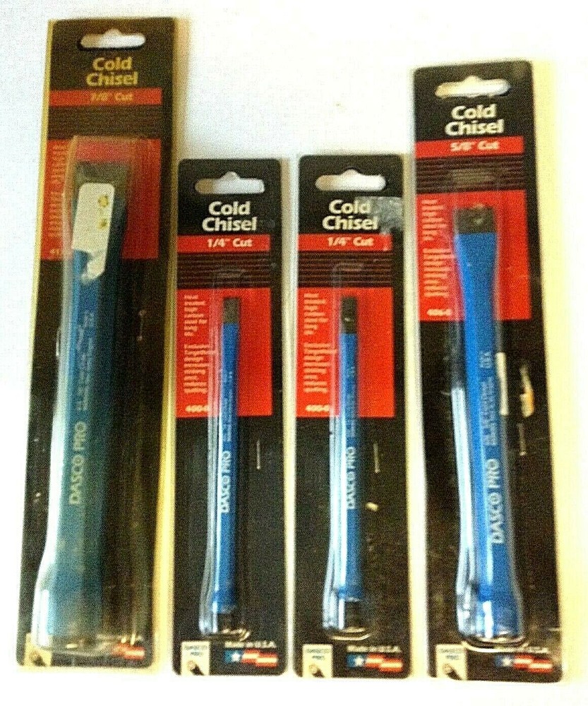 Cold Chisel Kit (4-Piece Set) by Dasco Pro