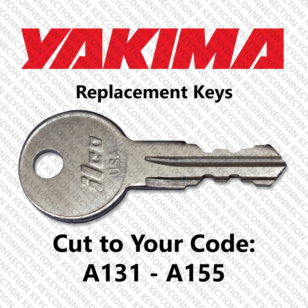 Yakima Replacement Key Cut to Your Code A131 - A155