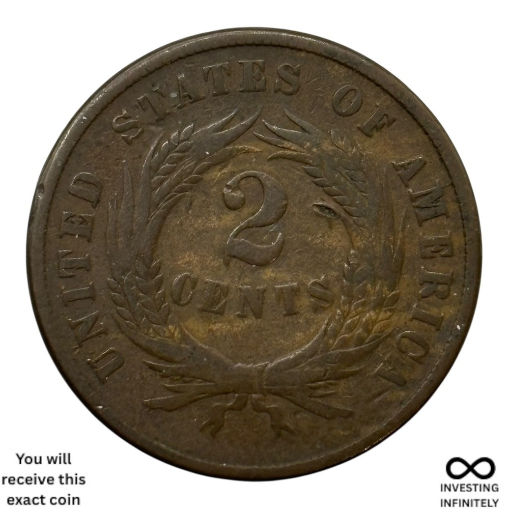1866 2 Cent Piece X-1378