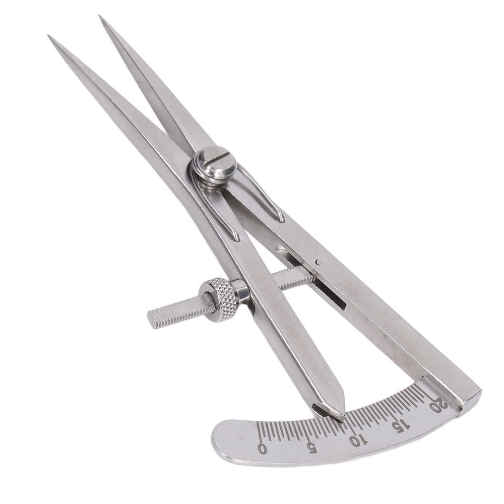 Marking Gauge Metal Compass Multipurpose High Accuracy Adjustable for Leather