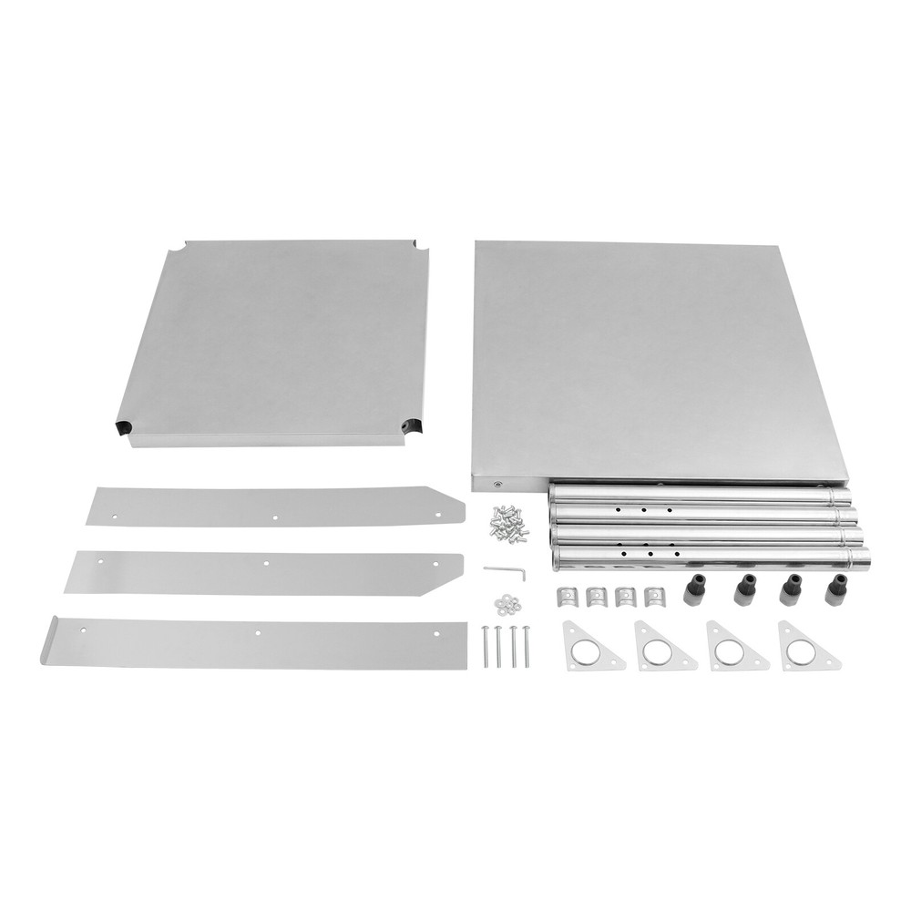Kitchen Restaurant Adjustable Work Prep Table Stainless Steel