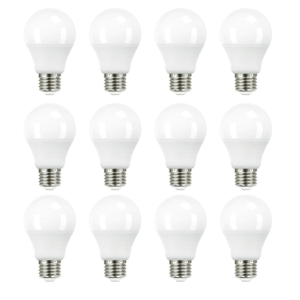 24 Pack A19 LED Light Bulbs 9W Equivalent 60W Replacement Daylight 5000K E26