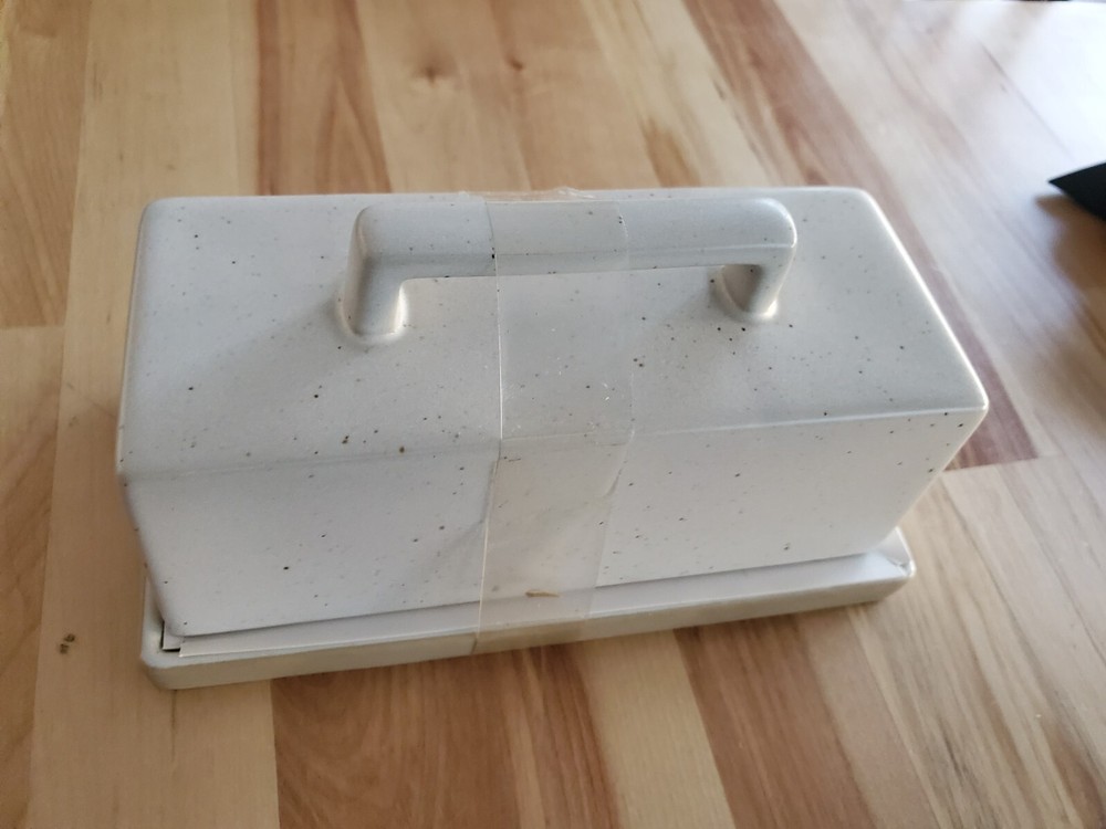 Threshold Stoneware Butter Dish - Chipped
