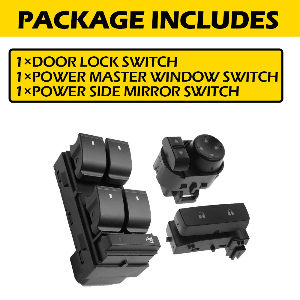 Window Control Switch Switch Fits Chevy 1500 Silverado 2500 HD 3500 HD 2008-2013