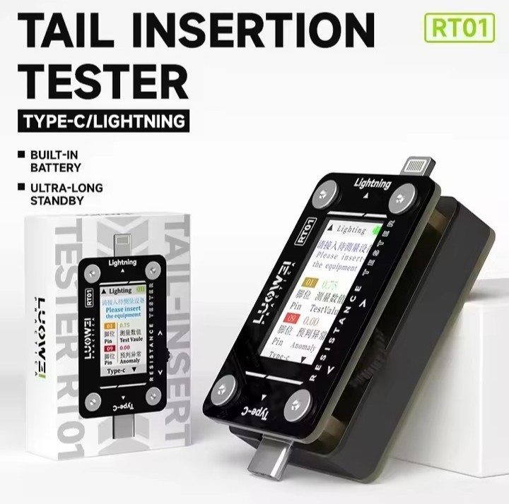 LUOWEI LW-RT01 Tail Insert Tester Mobile Phone Type-C Lighting Dock Tool