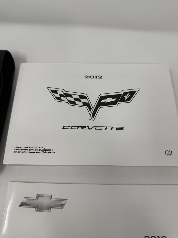 2012 Chevrolet Corvette Owners Manual OEM Complete Set