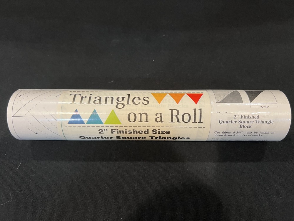 Triangles on a Roll 2" Finished Size Quarter-Square Triangles Makes 735