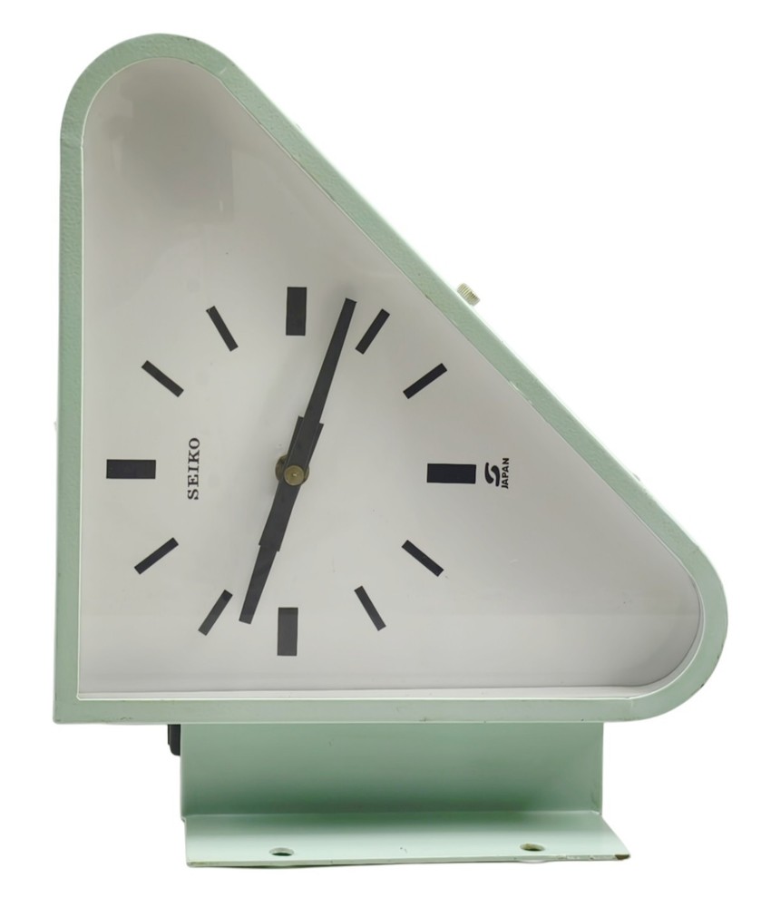 MC-018 Seikosha MC-271 Both Side Dialer Slave Clock Triangular Secondary Vintage