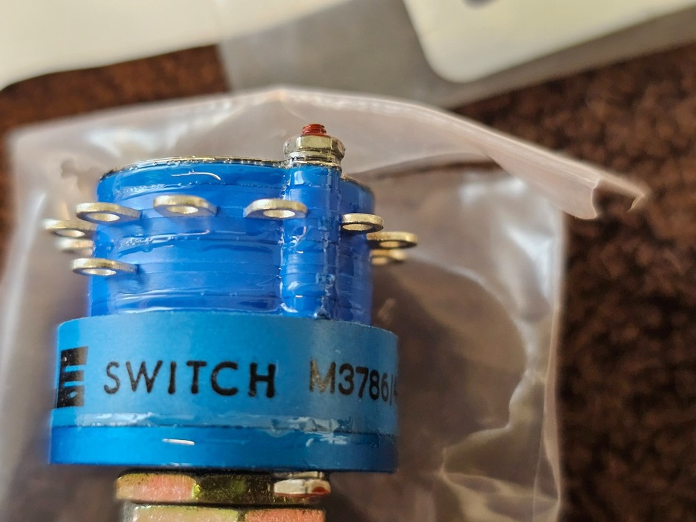 Cole Rotary Switch M3786/4-3014 Dial 12 Position DC9703 Dash Panel