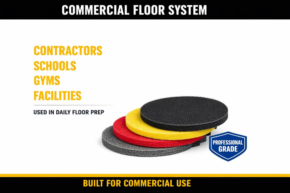 Bona Interface Pad 6in Floor System Black 4/Pack AAS450605000