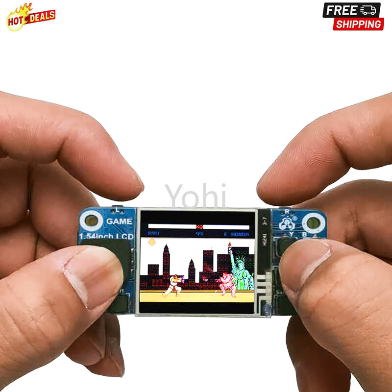 1.54 Inch TFT LCD Touch Screen Mini Game Console Display for Raspberry Pi Zero