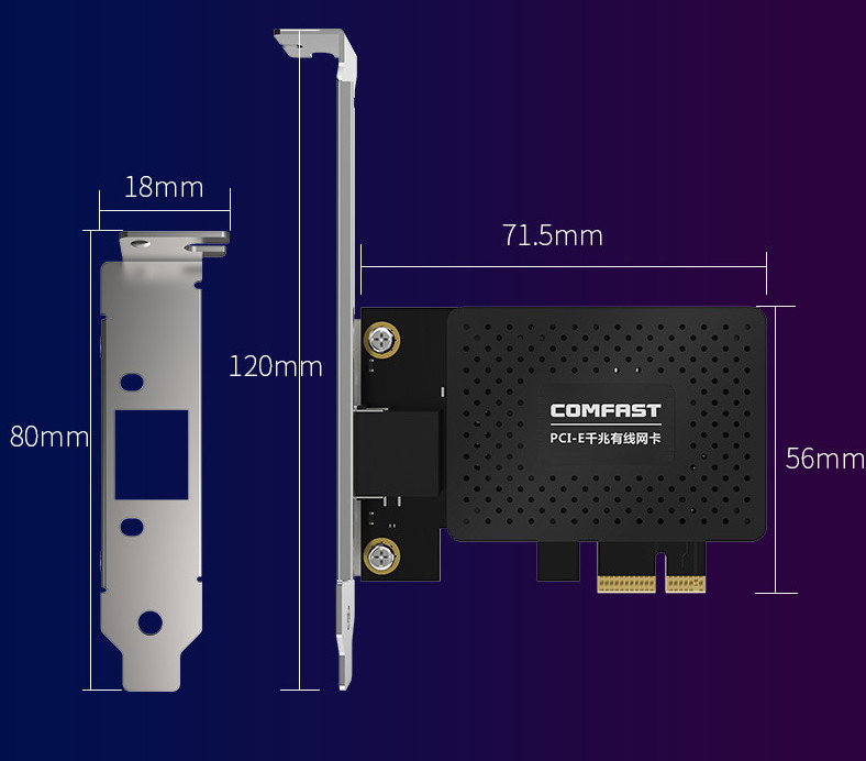 CF-P10 desktop computer drive free built-in PCI-E gigabit network card