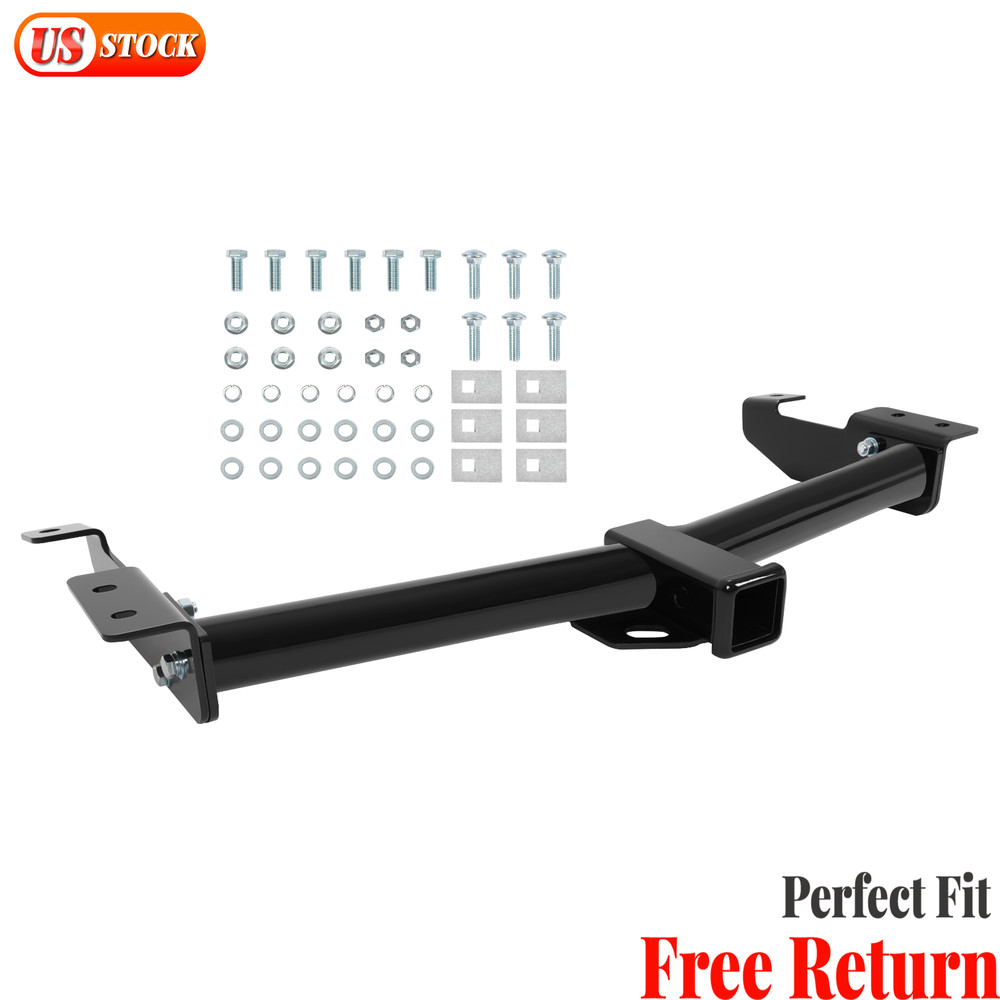 Class 3 Trailer Hitch 2" Receiver Fits Ford E150 E250 E350 2000-2014 13055 Black
