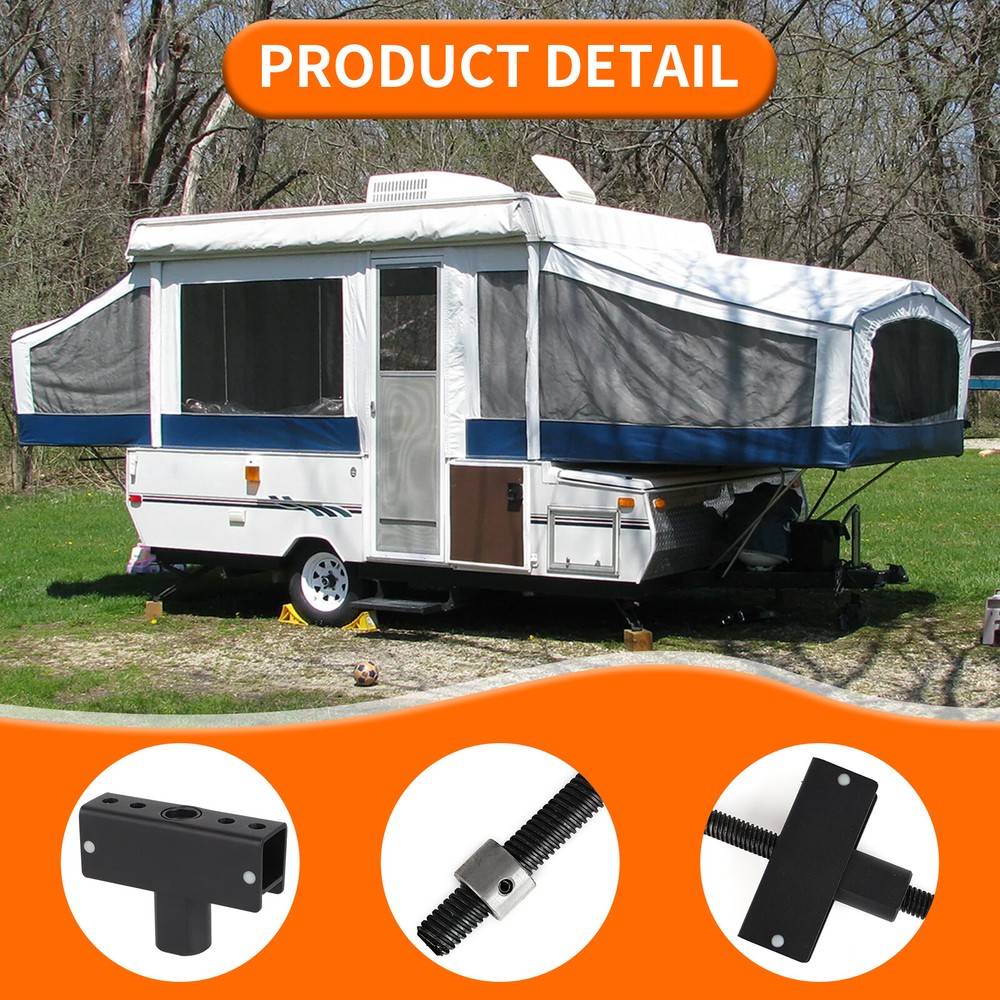 For Coleman Fleetwood Pop Up Camper Acme Drawbar Nut & Rod Kit Whiffle Tree 6731