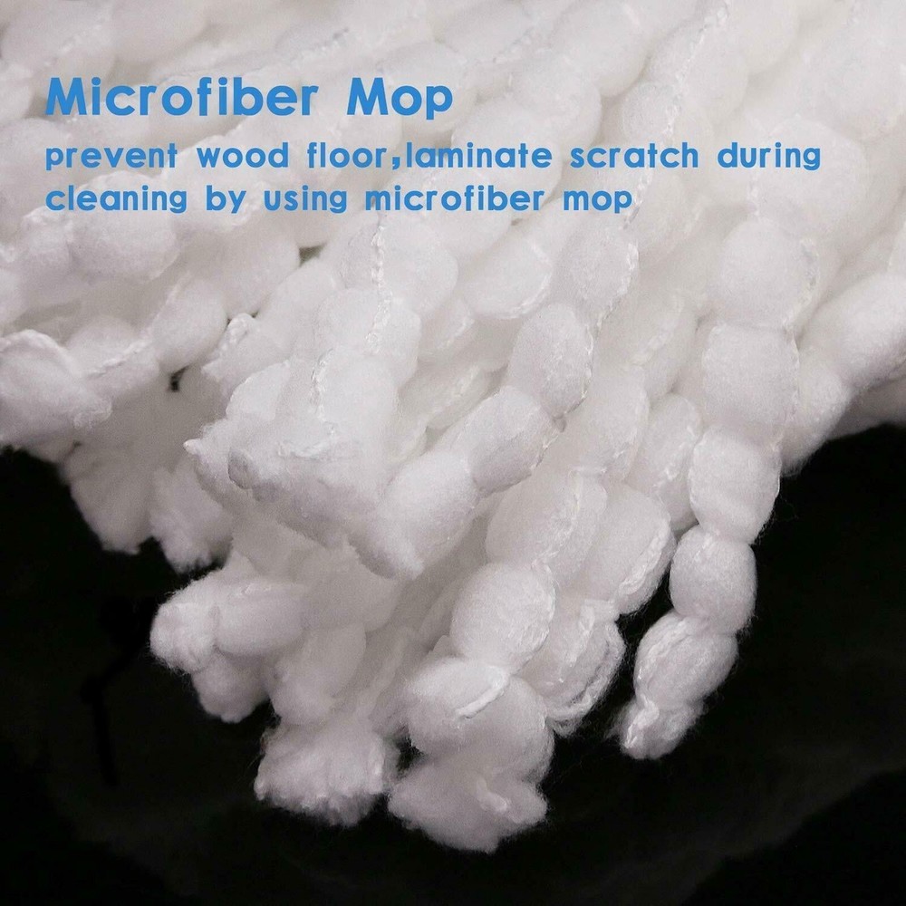 4x Replacement Microfiber Mop Head Easy Clean Wring Refill For O-Cedar Spin Mop