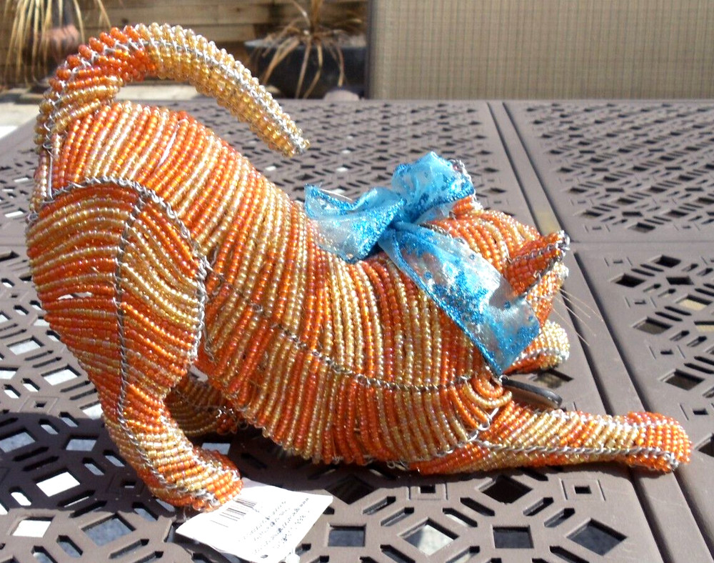 Beaded land: Ginger Cat