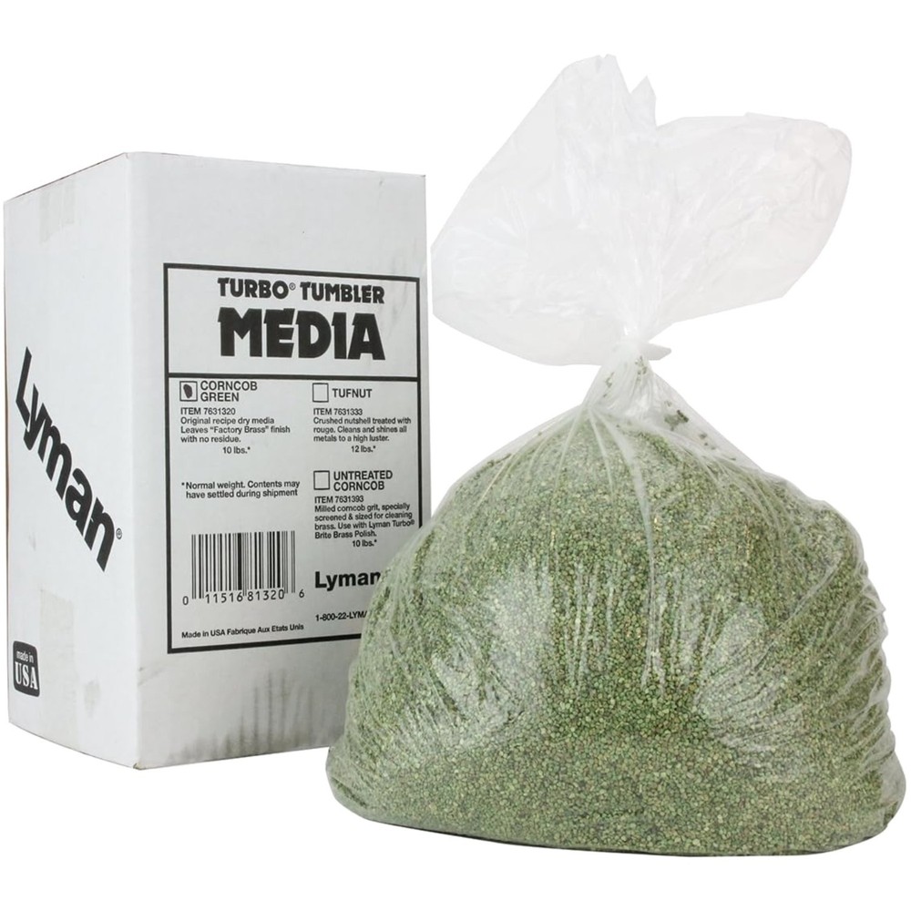 Natural Corncob Media for Brass Cleaning - 10 Pound Reusable Solution