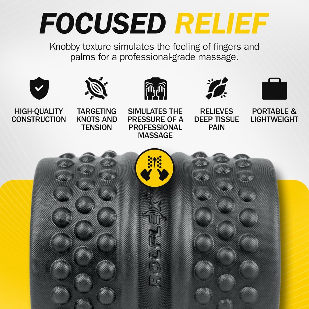 SpineAline Back Roller – Muscle Rollers Deep Tissue Spine Alignment Tool – Er...