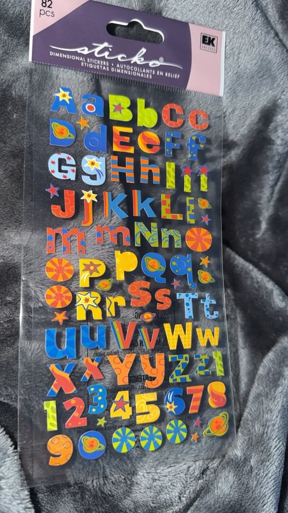 EK Success Sticko Dimensional Stickers Mini Space Alpha