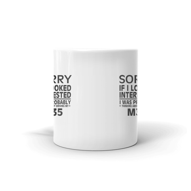 Thinking About Driving My M35 Tea Coffee Ceramic Mug Office Work Cup