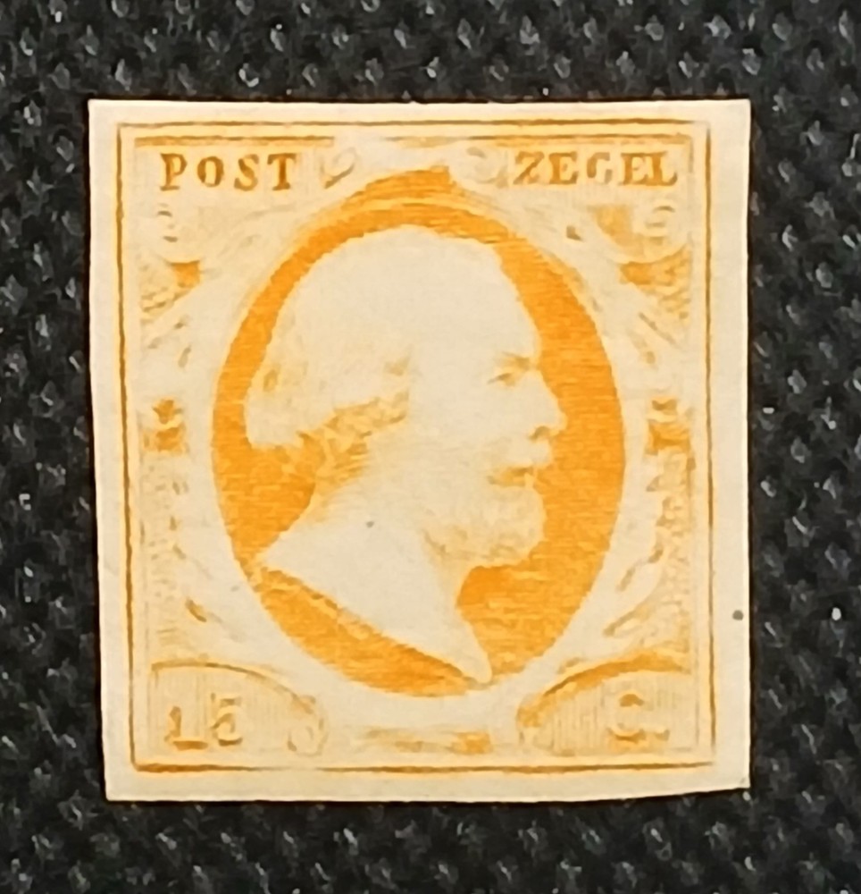 Netherlands 1852 Scott #3 Mint Cert