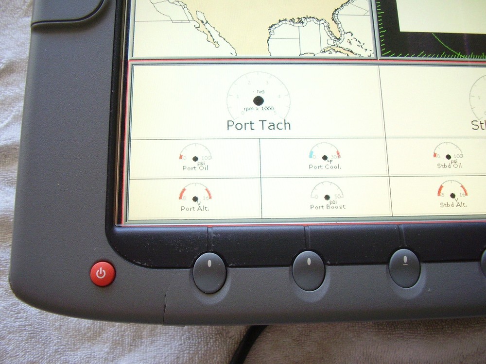 Raymarine E120 Classic Chartplotter & MFD Display; Works Great