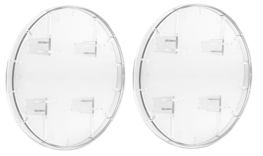 2 Pack Clear Plastic Socket Cover for Electrical Meters Bases