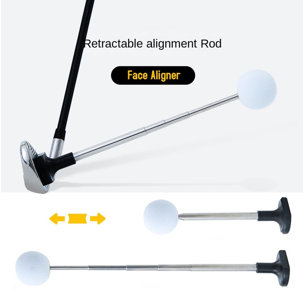 Golf Alignment Rods Extendable Swing Training Golf Club Alignment