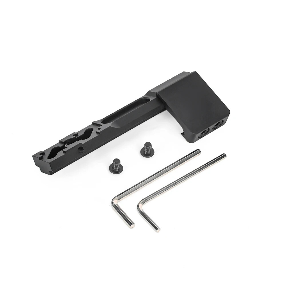 Tactical M600 M300 Flashlight Offset Base Mount Keymod Picatinny Mount Light