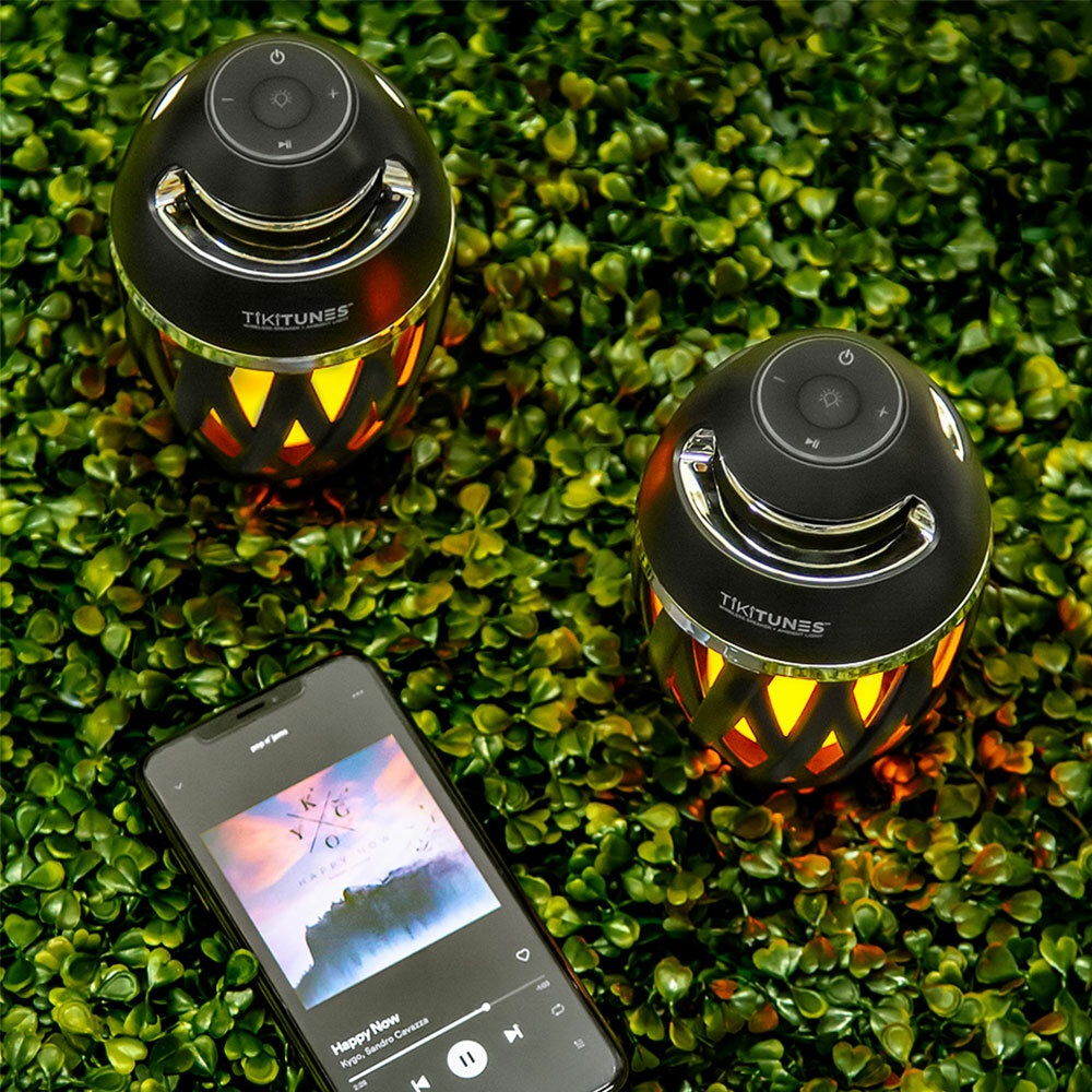 TikiTunes 2-Speaker Pack, 5-Watt Wireless Portable Speaker & Ambient LED Light